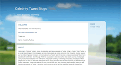 Desktop Screenshot of celebritytweetblogs.blogspot.com