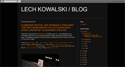 Desktop Screenshot of lechkowalski.blogspot.com