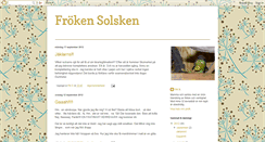 Desktop Screenshot of frokensolsken.blogspot.com