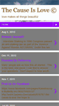 Mobile Screenshot of causeislove.blogspot.com