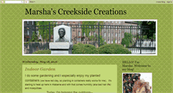 Desktop Screenshot of marshascreeksidecreations.blogspot.com