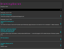 Tablet Screenshot of dishingderek.blogspot.com