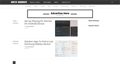 Desktop Screenshot of motomodder.blogspot.com