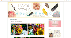 Desktop Screenshot of mayspetals.blogspot.com