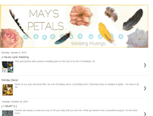 Tablet Screenshot of mayspetals.blogspot.com