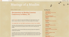 Desktop Screenshot of muslimmusings.blogspot.com