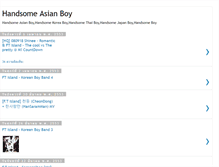 Tablet Screenshot of handsome-asian-boy.blogspot.com