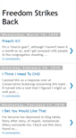 Mobile Screenshot of freedomstrikesback.blogspot.com