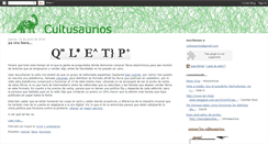 Desktop Screenshot of cultusaurios.blogspot.com