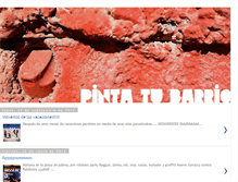 Tablet Screenshot of pintamostubarrio.blogspot.com
