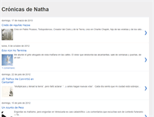 Tablet Screenshot of cronicasdenatha.blogspot.com
