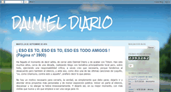 Desktop Screenshot of daimieldiario.blogspot.com