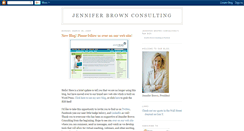 Desktop Screenshot of jenniferbrownconsulting.blogspot.com