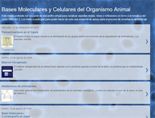 Tablet Screenshot of basesmoleculares.blogspot.com