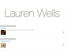 Tablet Screenshot of lauren-wells.blogspot.com