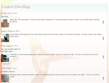 Tablet Screenshot of creativedawdling.blogspot.com