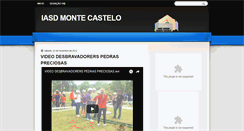 Desktop Screenshot of iasdmontecastelo.blogspot.com