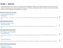 Tablet Screenshot of endeadvies.blogspot.com