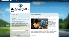 Desktop Screenshot of anaforacritica.blogspot.com