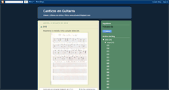 Desktop Screenshot of canticosenguitarra.blogspot.com