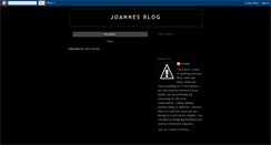 Desktop Screenshot of joannefroggatt.blogspot.com