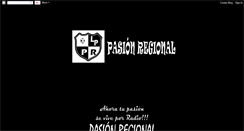 Desktop Screenshot of pasionregional.blogspot.com