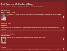 Tablet Screenshot of justanothermotherhoodblog.blogspot.com