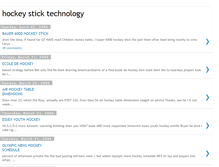 Tablet Screenshot of hockeysticktechnology.blogspot.com