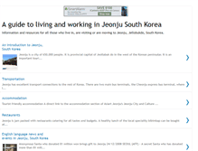 Tablet Screenshot of jeonjuguide.blogspot.com