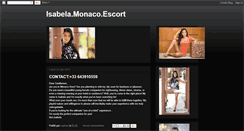 Desktop Screenshot of isabela-escort-monaco.blogspot.com