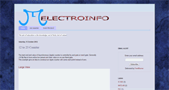 Desktop Screenshot of lmelectroinfo.blogspot.com