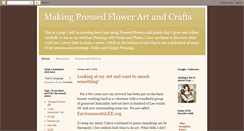 Desktop Screenshot of makingpressedflowerartandcrafts.blogspot.com