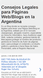 Mobile Screenshot of consejoslegalesweb.blogspot.com