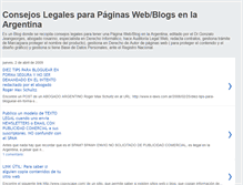 Tablet Screenshot of consejoslegalesweb.blogspot.com