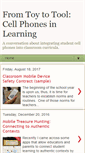 Mobile Screenshot of cellphonesinlearning.blogspot.com