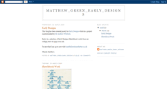 Desktop Screenshot of matthewgreenearlydesigns.blogspot.com