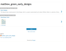 Tablet Screenshot of matthewgreenearlydesigns.blogspot.com