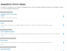 Tablet Screenshot of alaaddininsinirliablasi.blogspot.com