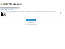 Tablet Screenshot of eltallerdecoaching.blogspot.com