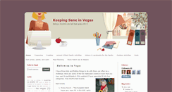 Desktop Screenshot of keepingsaneinvegas.blogspot.com