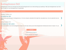 Tablet Screenshot of kortingsbonnen-dell.blogspot.com
