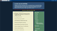 Desktop Screenshot of laotracaradelsistema.blogspot.com