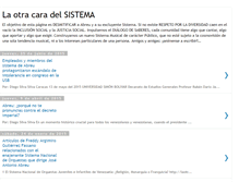 Tablet Screenshot of laotracaradelsistema.blogspot.com