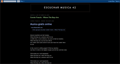 Desktop Screenshot of escucharmusica-42.blogspot.com