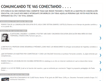 Tablet Screenshot of comunicandotevasconectando.blogspot.com