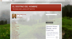 Desktop Screenshot of eldestinodelhombre.blogspot.com