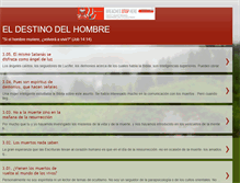 Tablet Screenshot of eldestinodelhombre.blogspot.com