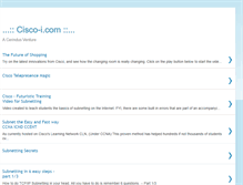 Tablet Screenshot of cisco-i.blogspot.com