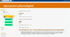 Desktop Screenshot of educacion-pilumdigital.blogspot.com