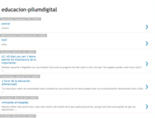 Tablet Screenshot of educacion-pilumdigital.blogspot.com